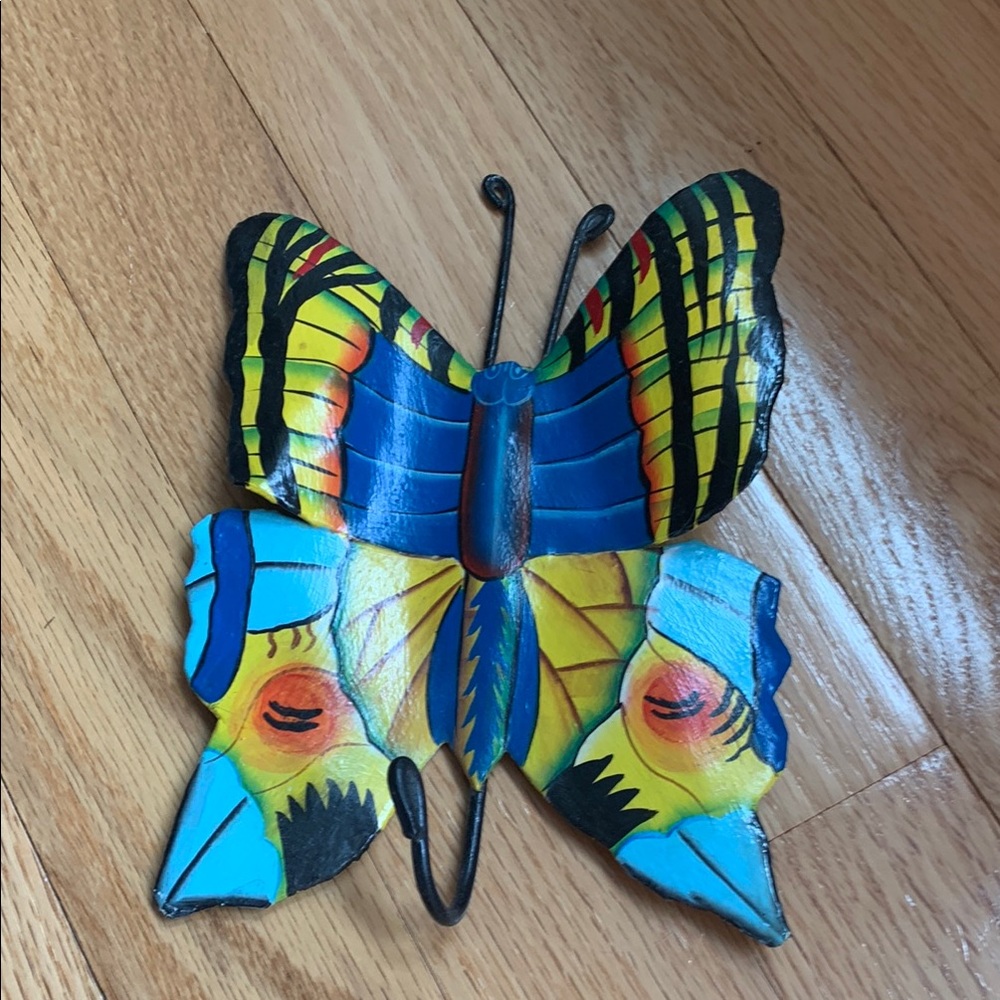 Colorful Butterfly Wall Hook